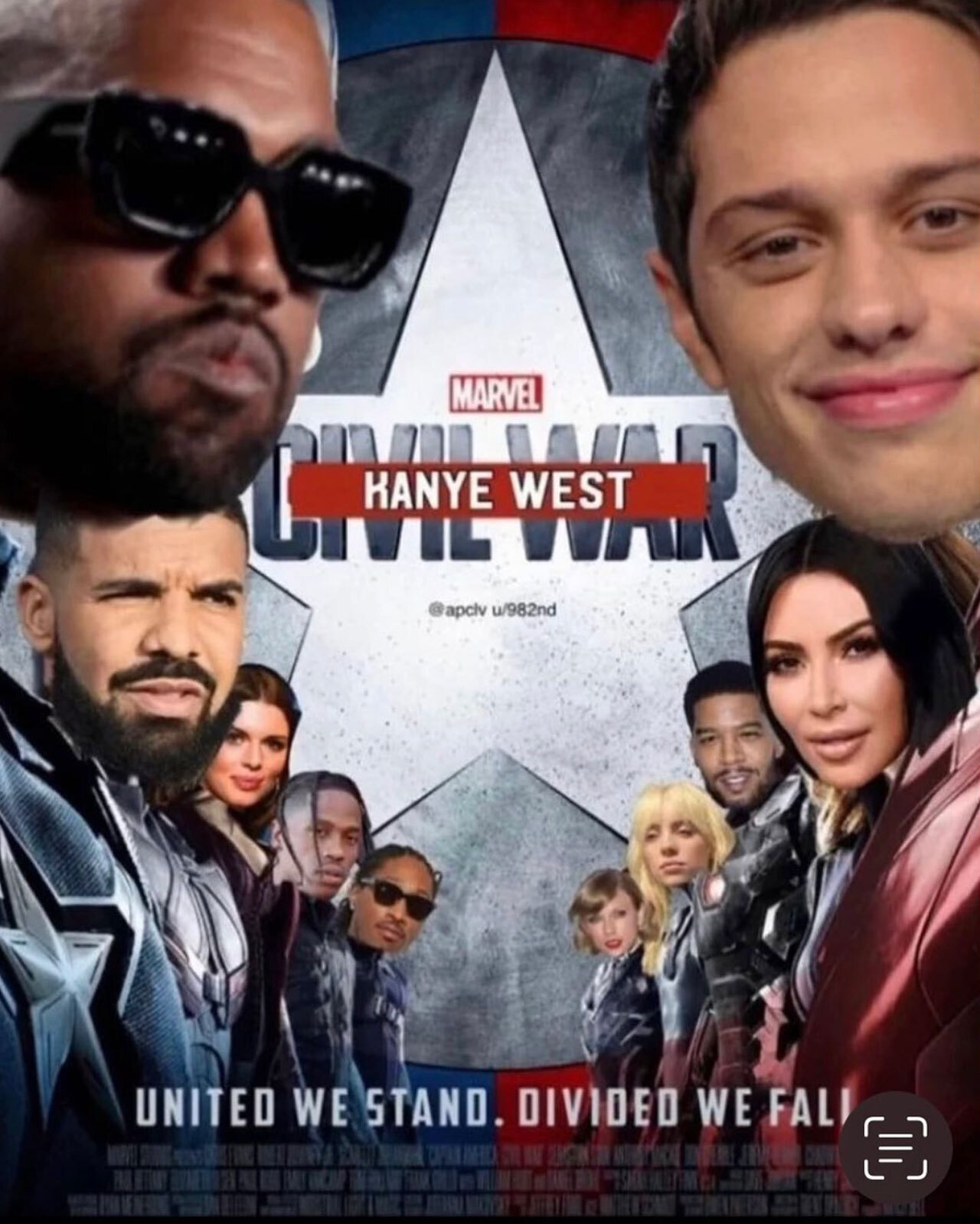 Kanye West Declared ‘civil War On Pete Davidson With Bizarre Marvel