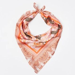 printed paisley style scarf