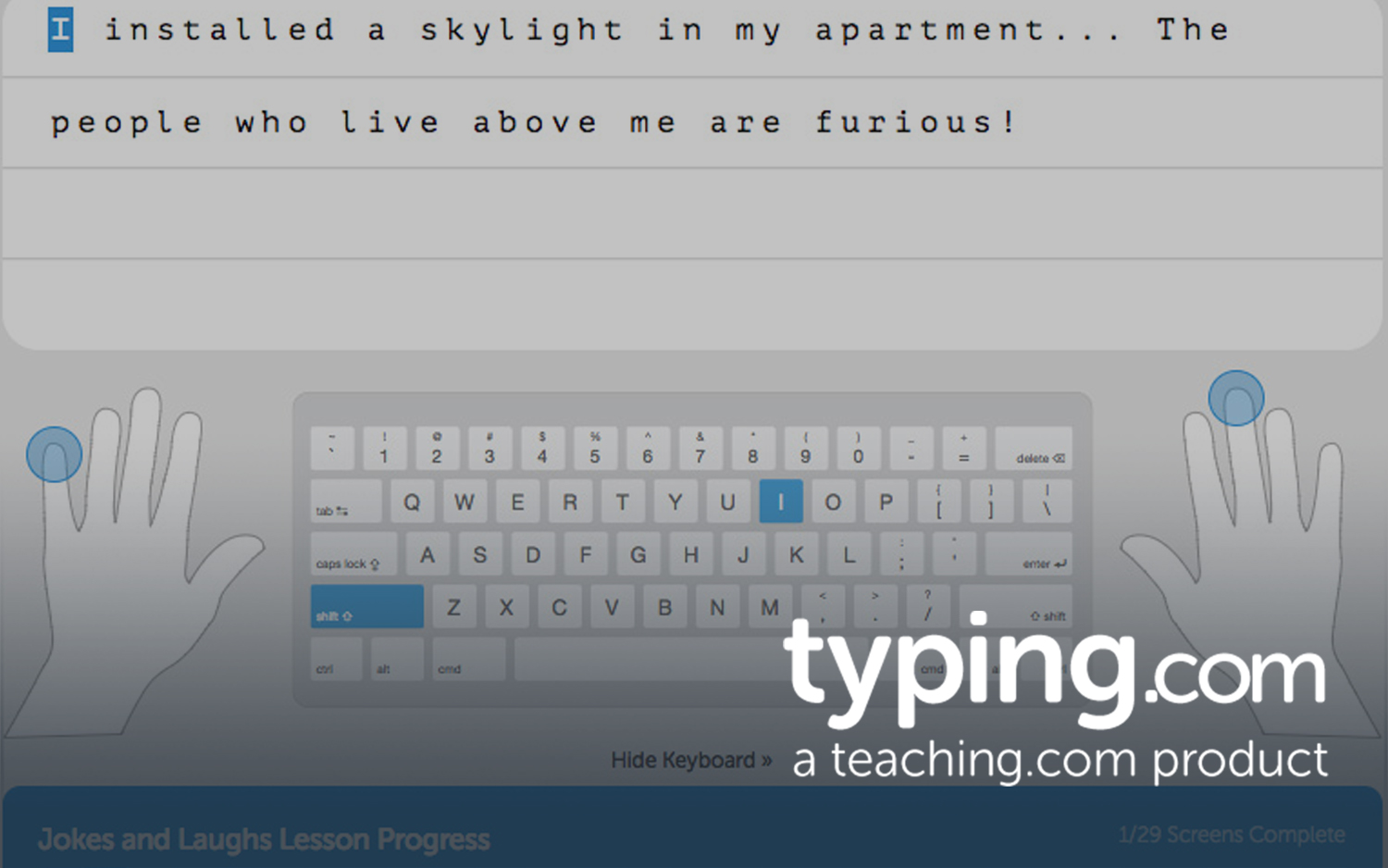 Free touch typing app for mac download