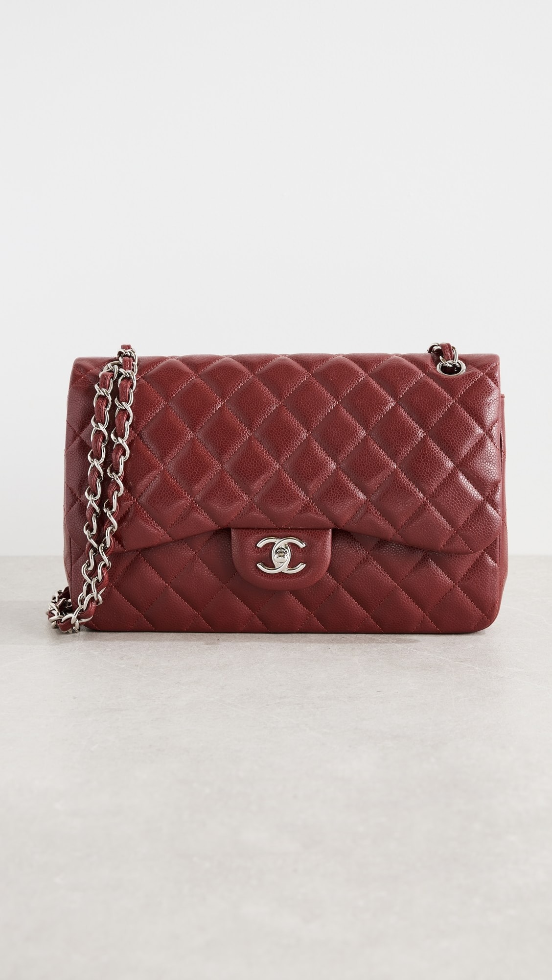 Chanel Burgundy Flap Bag
