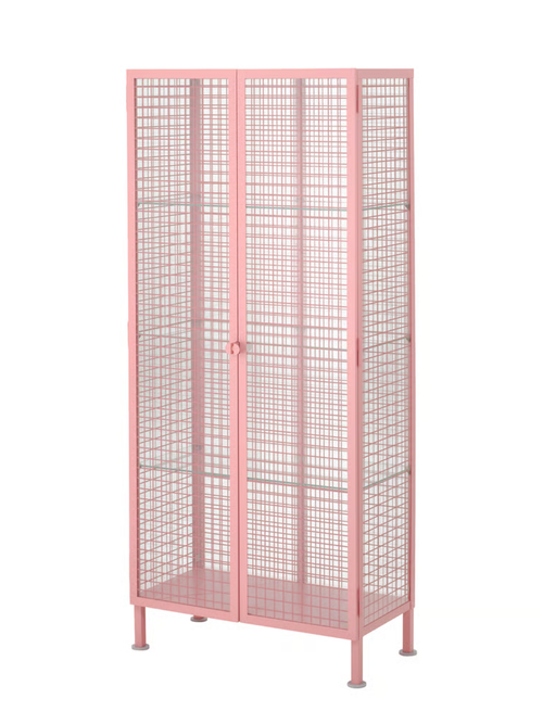 Ikea Ps 2026 Glass-Door Cabinet 
