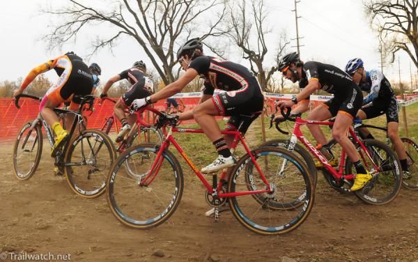 Lap one action