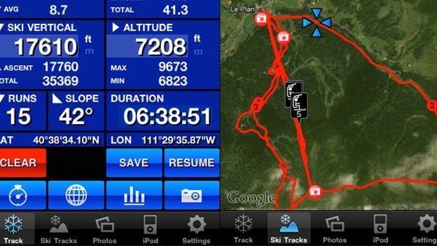 Ski Tracks GPS Track Recorder