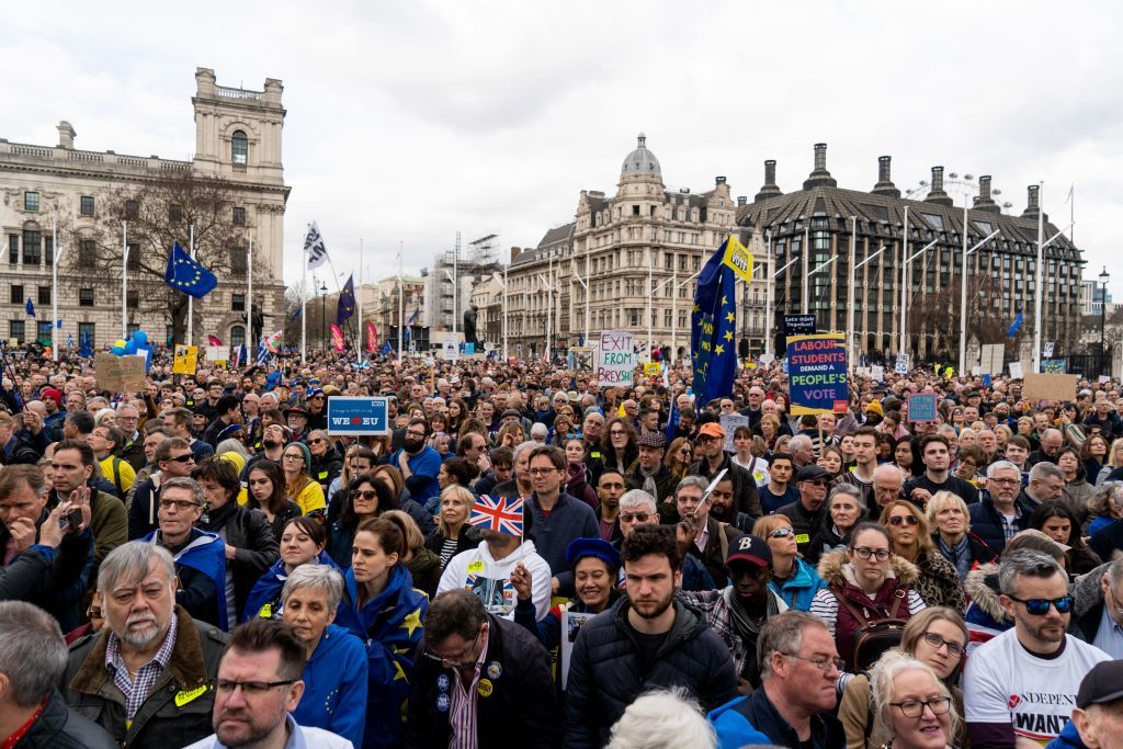 Anti-Brexit demonstration in London.