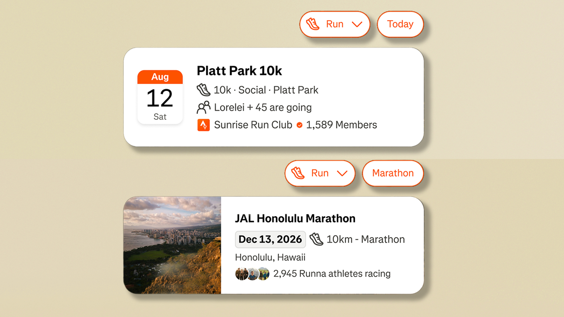 Strava adds Events tab to app