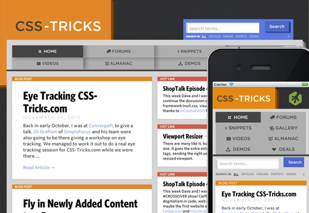 Best responsive websites: CSS-Tricks