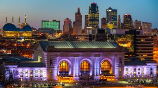 Kansas City skyline at night