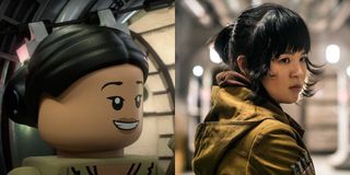 Rose in LEGO Star Wars Holiday Special; Kelly Marie Tran in Star Wars: The Last Jedi