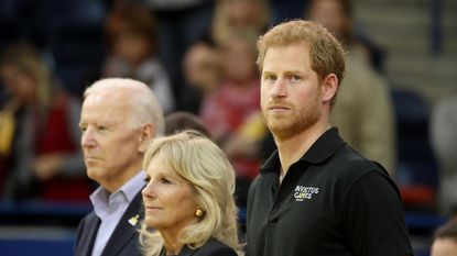 Prince Harry, Joe Biden, Jill Biden at the Invictus Games 2017