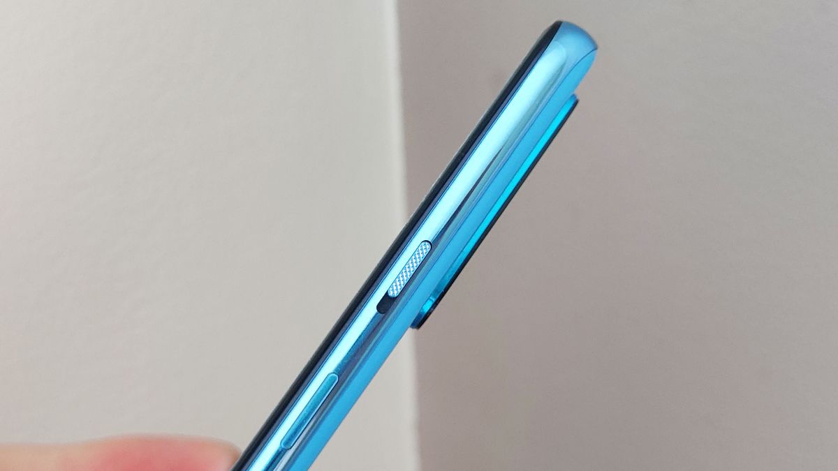 The side of a OnePlus Nord