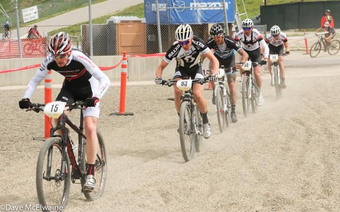 Riders had to deal with some deep pea stone