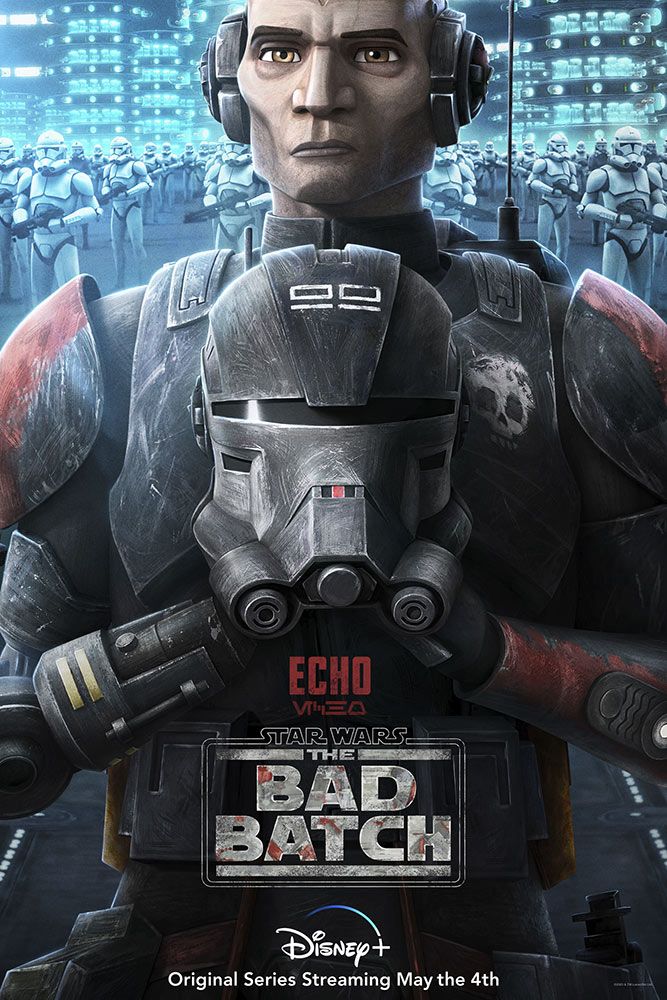 "The Bad Batch," a Star Wars: Clone Wars spinoff on Disney Plus.