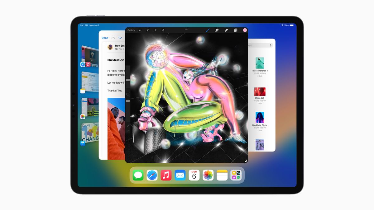 Hero image of iPadOS 16