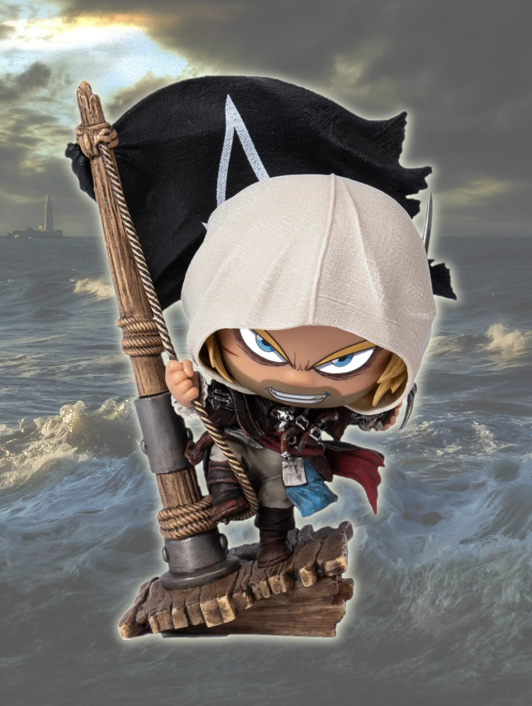 PureArts Qlectors Edition Edward statue from Assassin's Creed Black Flag