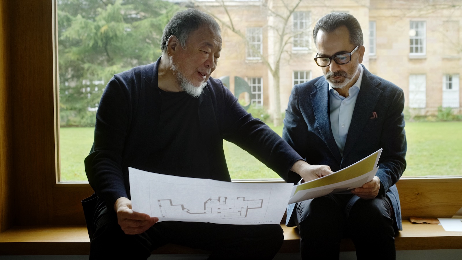 Ai Weiwei alongside Nicol&amp;ograve; Favaretto Rubelli