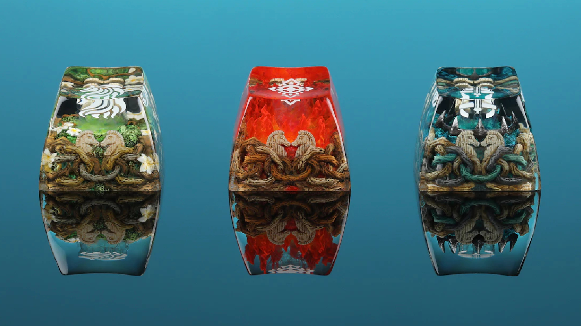  Type, you fools! Drop has new artisan LOTR keycaps available for pre-order and they have my axe 