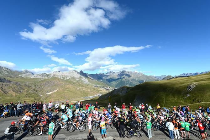 The sun came out for the peloton's last day in the Pyrenees
