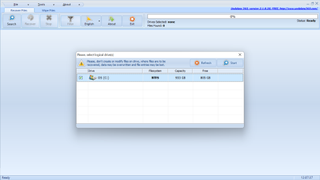 Screenshot of free photo and data recovery software Undelete360