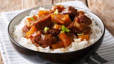 Slow-cooked pork and pineapple curry