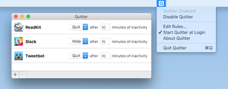 Give distracting apps an auto-timeout with Marco Arment's Quitter