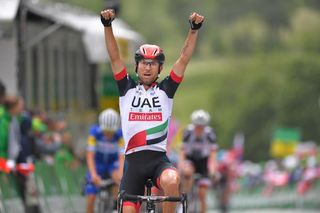 Diego Ulissi (UAE Team Emirates) wins stage 5 at the Tour de Suisse