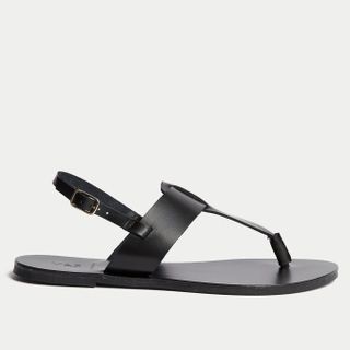 M&S black sandals