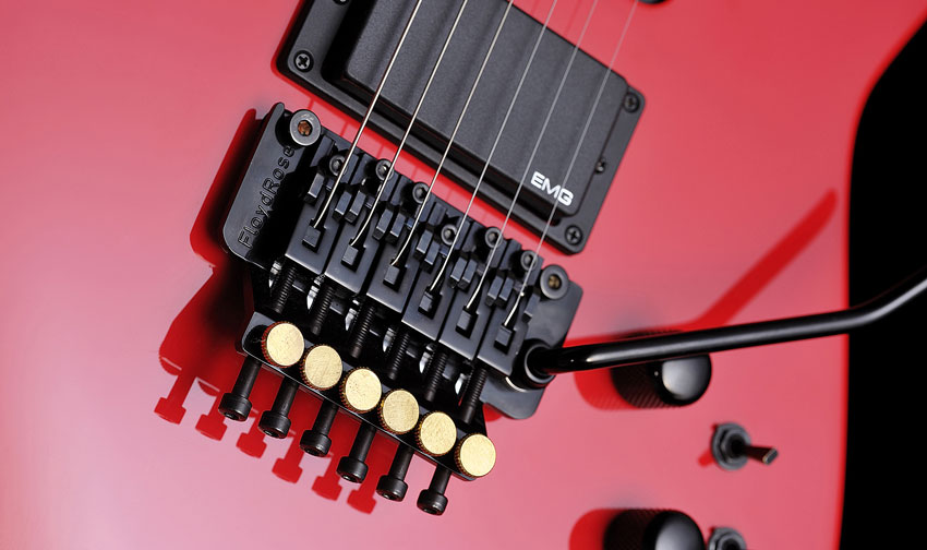 The 1984 Original Limited double-locking Floyd bridge is made in Germany