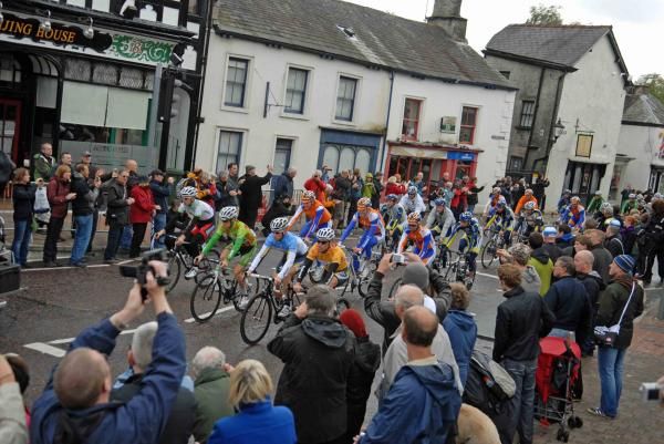 The only racing of the day