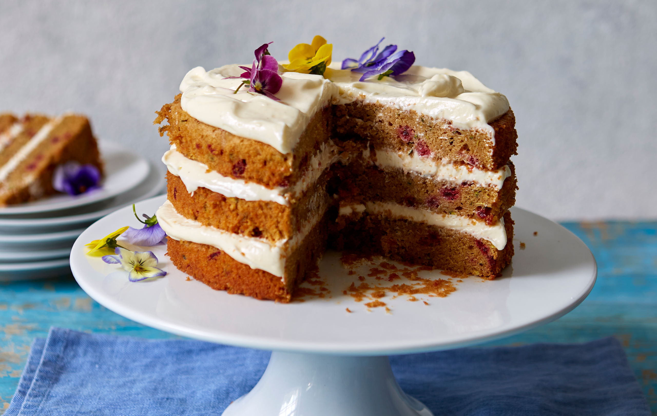 Courgette and beetroot cake recipe