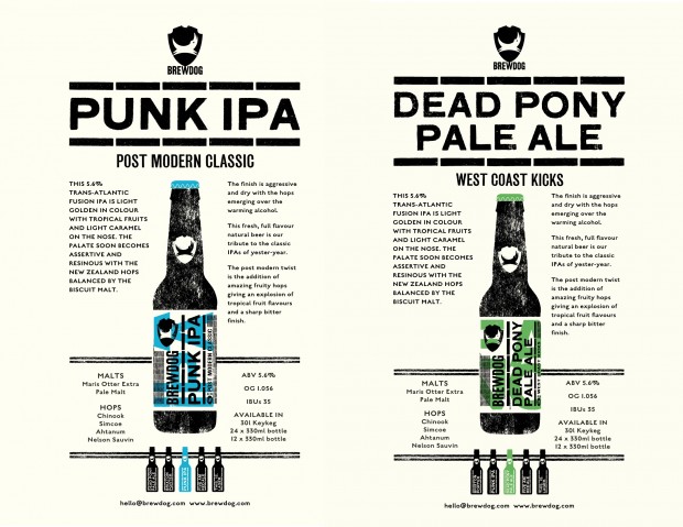 BrewDog packaging