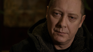 James Spader looking serious in The Blacklist