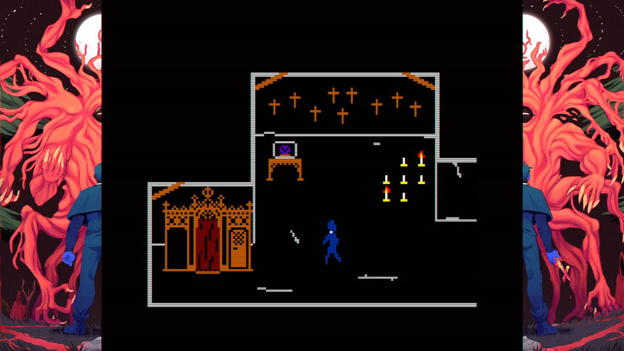 top down gameplay of Faith