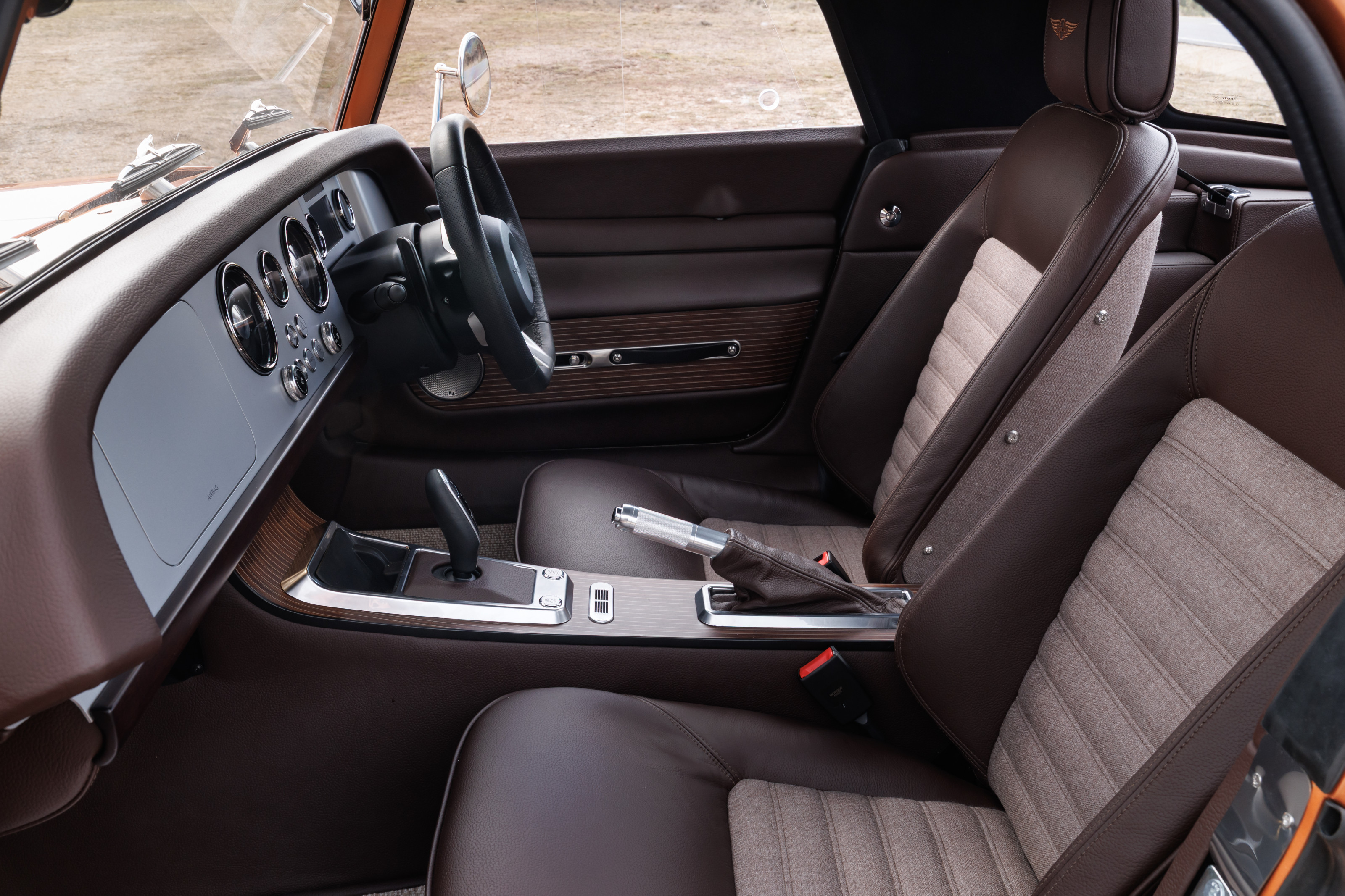 The Morgan Supersport's compact but comfy interior