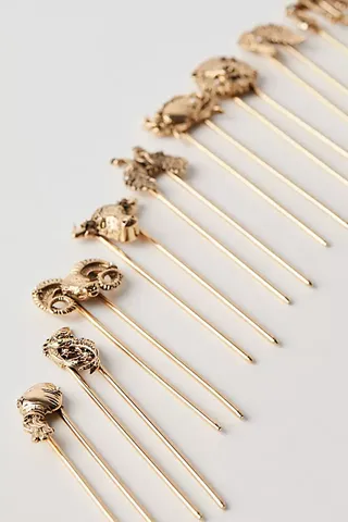 Zodiac Hair Pin