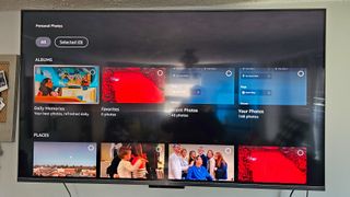 Select Personal Albums for Ambient Experience on Amazon Fire TV Omni QLED