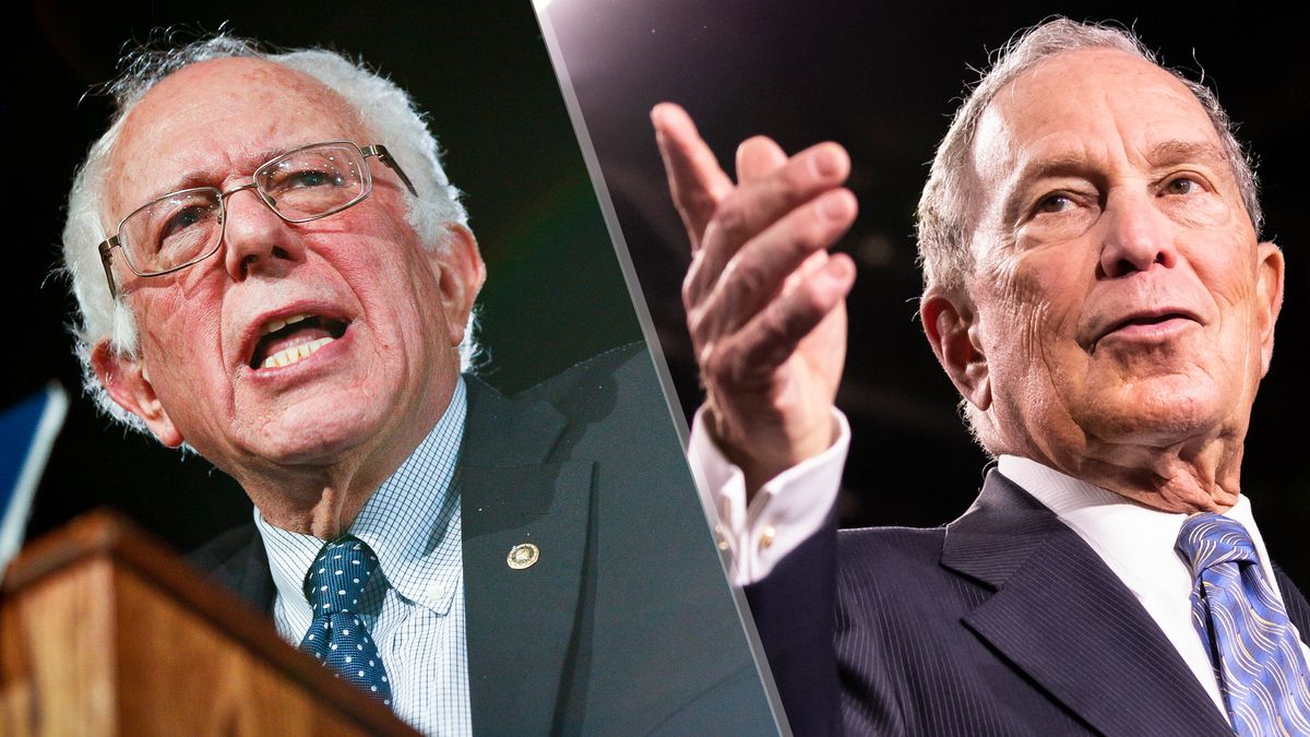 here&#039;s how to watch the nevada democratic debate - Bernie&#039;s definitely to the left of Bloomberg