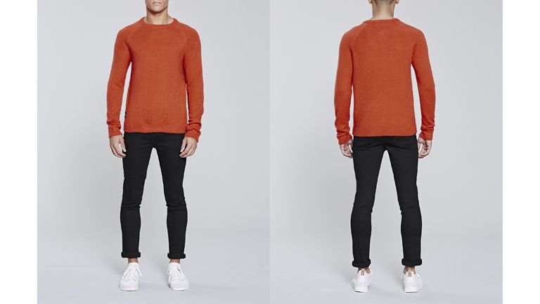 Native Youth Orange Altitude Knit