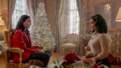 Vanessa Hudgens as Princess Margaret and Stacey in The Princess Switch 2 