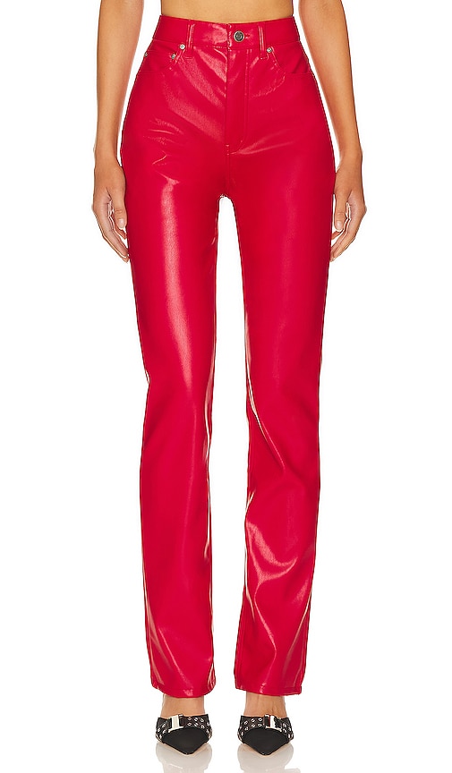 Faux Leather Heston Straight Leg Pants