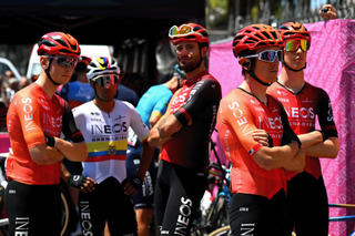 Ineos Grenadiers on stage 10 of the Giro d'Italia