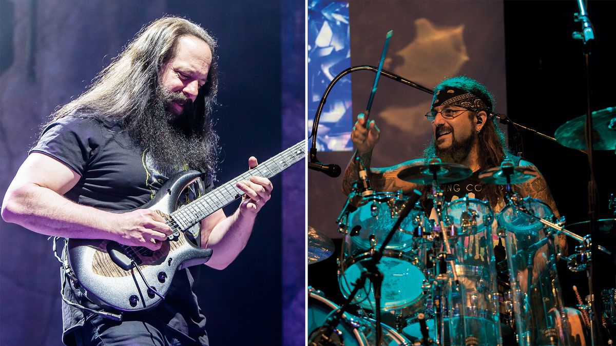 John Petrucci (left) and Mike Portnoy