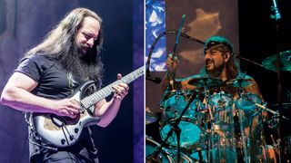John Petrucci (left) and Mike Portnoy