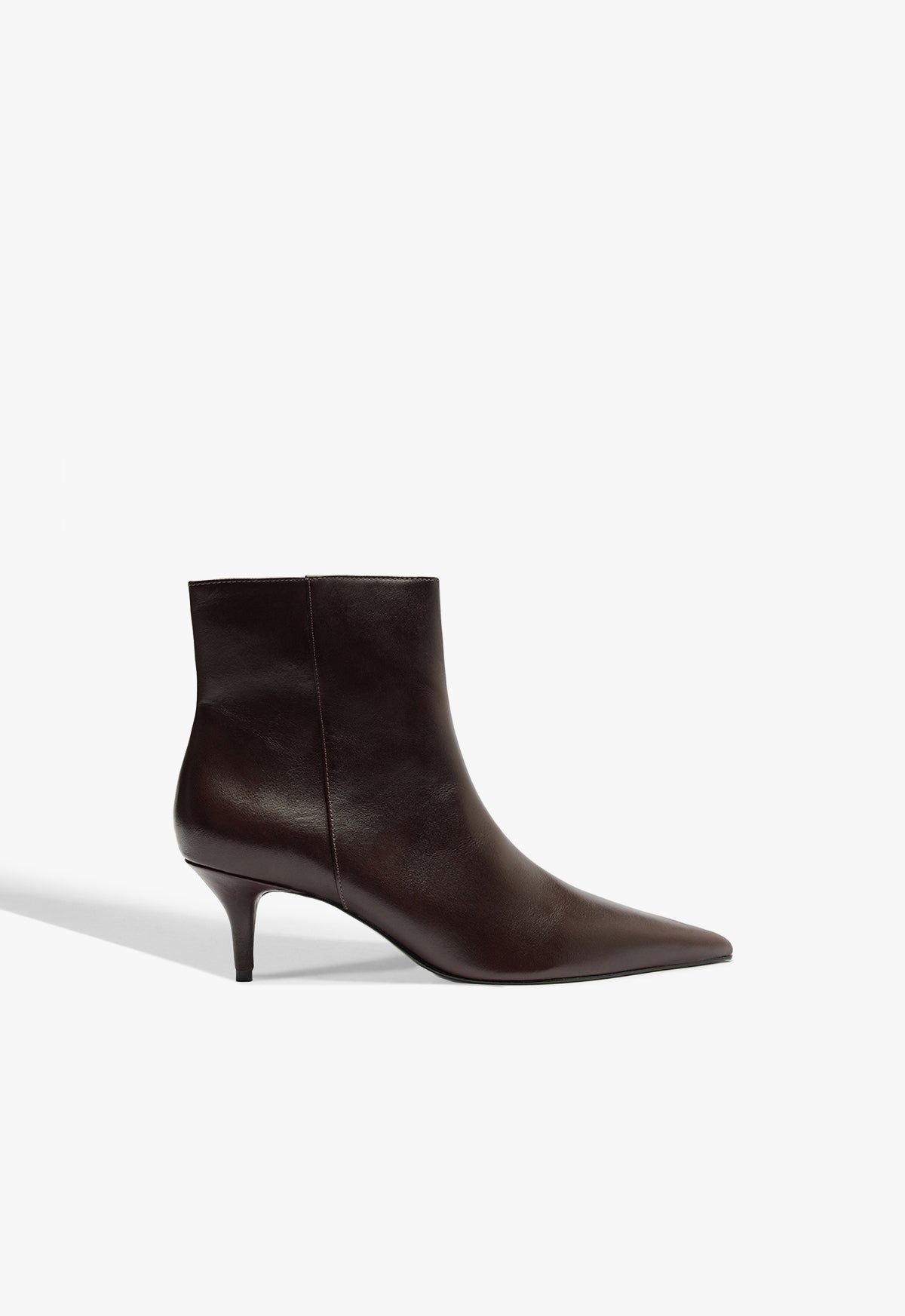 Mikki Mid Bootie - 5 / Dark Chocolate / Leather