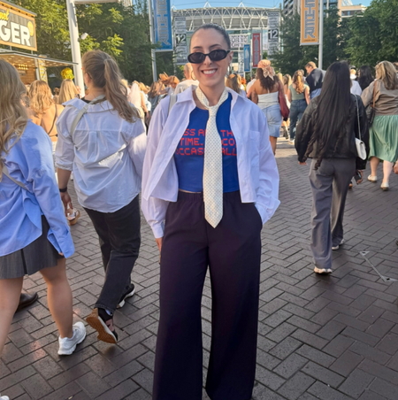 Christina D'Ambrosio at the Harry Styles concert in London