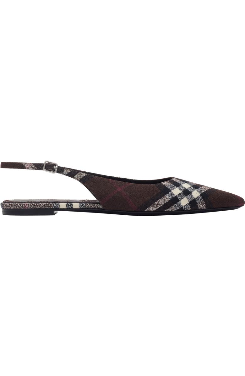 Check Dame Slingback Ballerinas