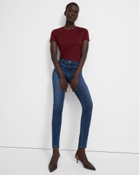 J Brand Sophia Mid-Rise Super Skinny Jean in Limitless Stretch Denim, $198