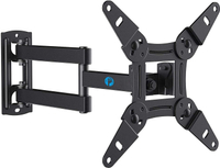 Pipshell Full Motion TV Monitor Wall Mount (13"-42" TVs)