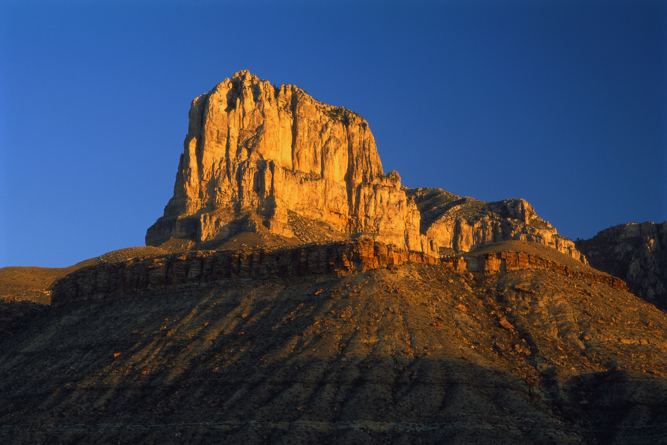 View of Guadalupe Mountains National Park in Texas