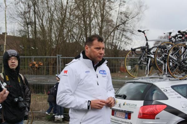 Wilfried Peeters looks happy to be here