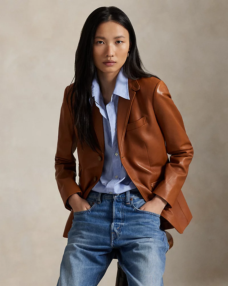 Lambskin Hacking Blazer